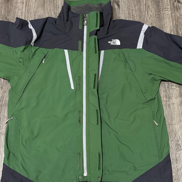 The North Face Men’s XL Ski/Snowboard Jacket Green Black Gray - Picture 9 of 10